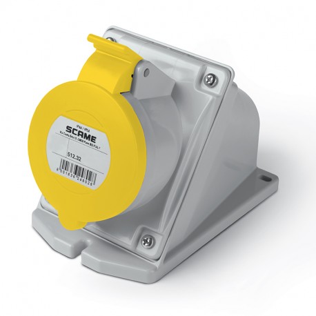 512.3252 SCAME BASE 3P+N+T IP44 32A 4h 100-130V AC 50Hz