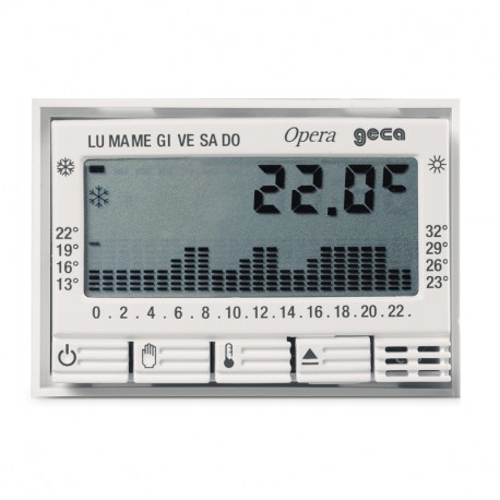 101.6904.B SCAME CRONOTERMOSTATO ELETR.SETTIM. BIANCO