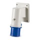 242.1695 SCAME BASE CONECTORA 3P+N+T IP44 16A 9h
