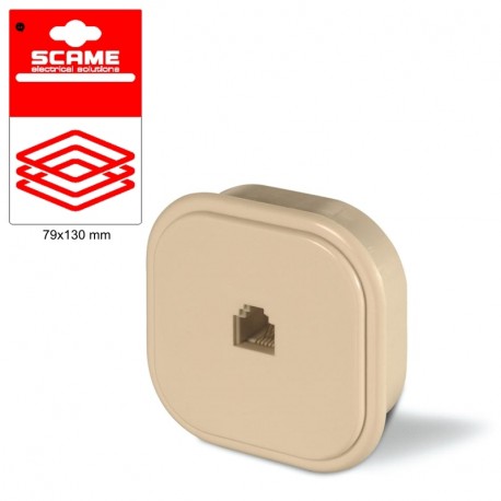 999.10705 SCAME TELEPHONE SOCKET BLISTER PACKED