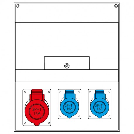 671.3035-59 SCAME QUADRO DISTRIBUZIONE DOMINO 400 IP44