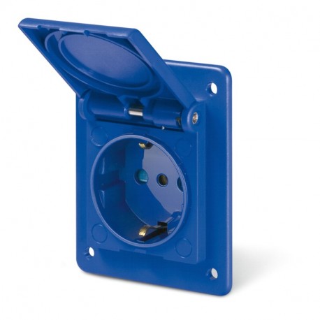 570.4081 SCAME PRISE A ENCASTRER. 2P+T 16A 250V IP54