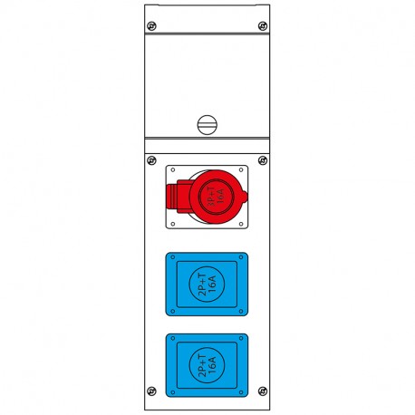 632.3000-394 SCAME QUADRO DISTR. DA PARETE BLOCK3