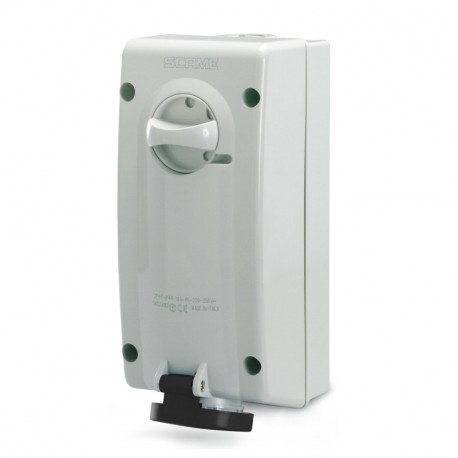 560.32877 SCAME INTERLOCKED SOCKET 3P+N+E IP44 32A 5h