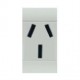 101.6425.B SCAME BASE ESTÁNDAR ARGENTINO 2P+T 10A 250V AC