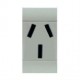 101.6425.G SCAME PRESA ARGENTINA 2P+T 10A 250V GRIGIO