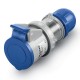 313.1643P.TR SCAME PROLONGADOR 2P+T IP44 16A 6h 200-250V AC
