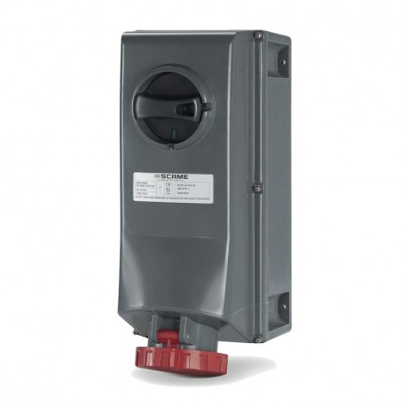 503.6383 SCAME PRISE VERR. 2P+T IP66 63A 6h 200-250V