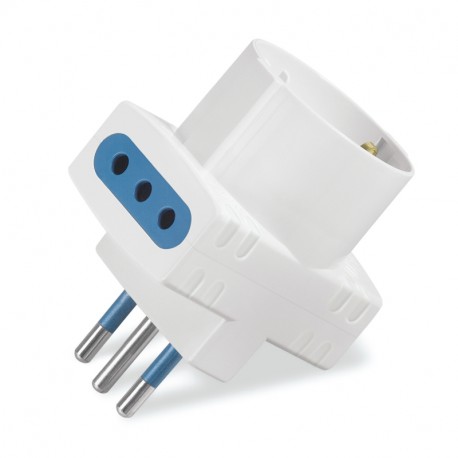 144.457 SCAME ADAPTADOR TRIPLE 250V AC max 1.500W