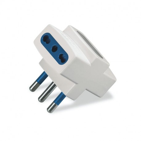 146.501 SCAME ADAPTADOR DUPLO 250V CORRENTE ALTERNADA