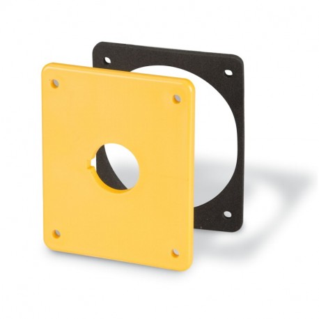 654.0101Y SCAME LEERE PLATTE FÜR PANEL-AUSSCHNITTE MIT LOCH