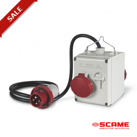 614.1623/C SCAME MULTIPLA ADATTATORE IP66 16A 230V AC