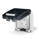 137.4111 SCAME TOMA INGLESA CON INTERRUPTOR IP66 M115