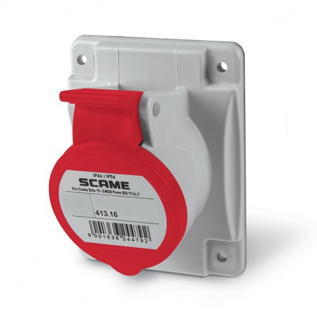 413.16675 SCAME PRESA FISSA 3P+N+T IP44 16A 11h 440-460V