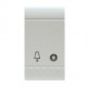 101.6221/B.B SCAME PLATE FOR PUSH BUTTON ABATJOUR WHITE