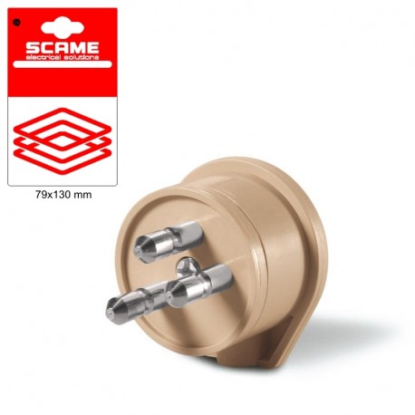 999.10580 SCAME SPINA MOBILE C/USC.90° 3 POLI