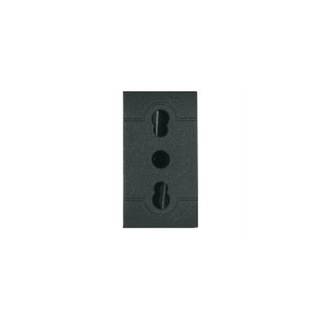101.6403 SCAME STECKDOSE ITAL.ST.2P+E 16A BIVALENTEN ANTHR.