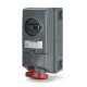 503.3283-F SCAME BASE ENC.MEC. 2P+T IP66 32A 6h 200-250V