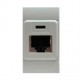 101.6481.51G SCAME DATEN COMMUN.STECKDOSE RJ45 SCHILD. GRAU