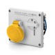 400.1672 SCAME BASE ENCLAV. MEC. 3P+T IP44 16A 4h