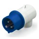 221.1633 SCAME STECKER 2P+E IP44 16A 6h 200-250V AC