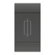 101.6345 SCAME PORTAFUSIBILE antracite per fuse 6,3X32