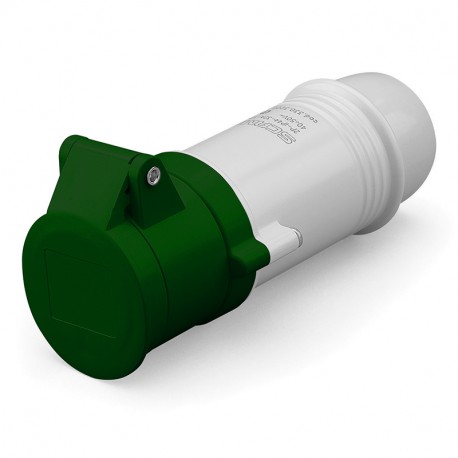 330.32060 SCAME PROLONGADOR 2P IP44 32A 4h 20-25V 40-50V