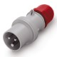 213.3238 SCAME CLAVIJA AEREA 2P+T IP44 32A 9h 380-415V