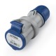 313.1643H SCAME PROLONGADOR 2P+T IP44 16A 6h 200-250V AC