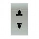 101.6423.G SCAME STECKDOSE EURO-AMER.ST. 2P 10A GRAU