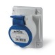 413.1663F SCAME BASE EMPOTRABLE 2P+T IP44 16A 6h