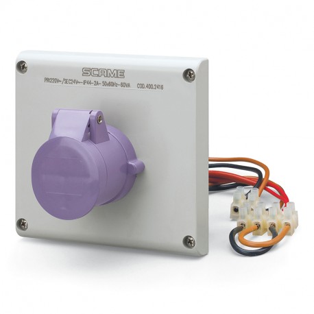 400.2420 SCAME PRESA INC. OMNIA 2P 16A 24V IP44
