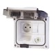 409.2411 SCAME PRISE VERROUILLABLE DOMEST. 2P+T IP56