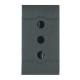 101.6401 SCAME SOCKET ITAL.ST.2P+E 10A ANTHRACITE