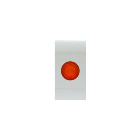 101.6541.2B SCAME PILOT LICHT INDIC.ROT GLAS WEIß