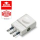 999.12360 SCAME PLUG WITH LIGHT PROTECTION BLIST. PACKED
