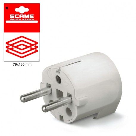 999.10083 SCAME SCHUKO-FRANZÖSISCH STECKER BLISTER VERPACKT