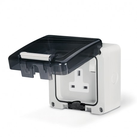 137.6022 SCAME PRISE ANGLAISE AVEC INTERRUPT. IP66 M115