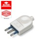 999.12301 SCAME SPINA BLUELINE 2P+T 10A BIANCA