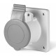 422.32676 SCAME BASE 3P+N+T IP44 32A 7h 480-500V AC 50Hz
