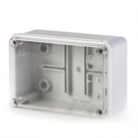 686.225 SCAME SCATOLA DER.120X 80 S/PAS iP56 TRASPAR.