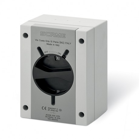 590.GE2506 SCAME DISP. COMANDO GENERALE IP65 25A 6POLI