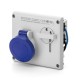 400.3283 SCAME PRESA INCASSO OMNIA 2P+T 32A 6h IP44