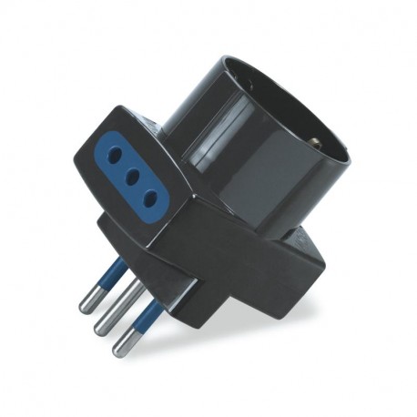 146.557/N SCAME ADAPTADOR TRIPLE 250V AC max 1.500W