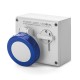 505.3283 SCAME INTERLOCKED SOCKET 2P+E IP67 32A 6h