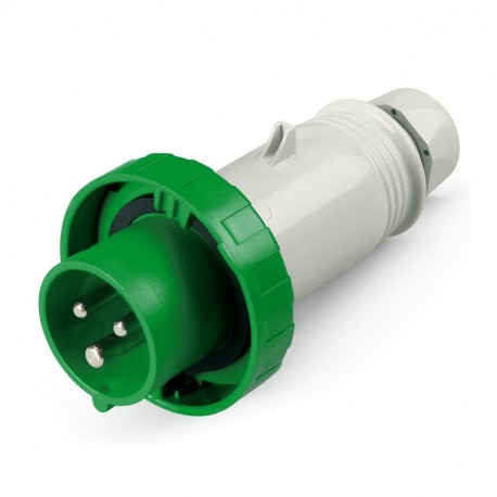 216.16332 SCAME PLUG 2P+E IP67 16A 2h 50V AC 300-500Hz