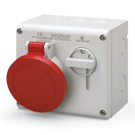 500.M32865 SCAME BASE ENCLAV. MEC. 3P+T IP44 32A 11h