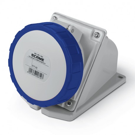 517.3253 SCAME BASE 2P+T IP67 32A 6h 200-250V AC 50Hz