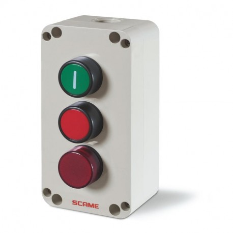 590.PR03A SCAME BOITIER BOUTON POUSSOIR IP65