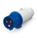 211.3233 SCAME CLAVIJA AEREA 2P+T IP44 32A 6h 200-250V